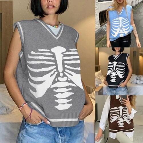 YiYiMiYu Sweater Vest Women V-neck Solid Simple Slim All-match Casual Korean Style Teens Chic Fashion Autumn Sleeveless Sweaters