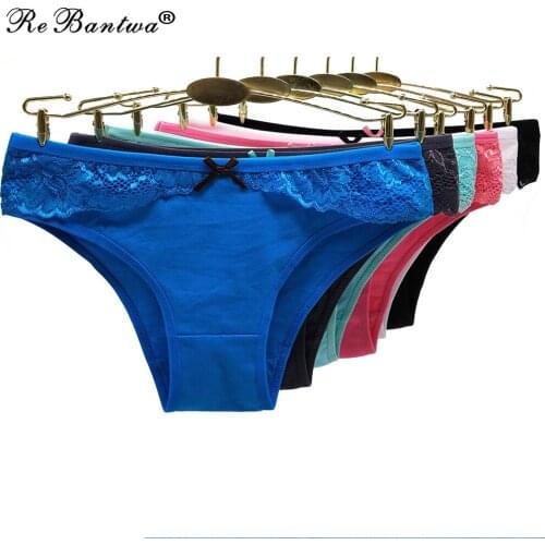 10 Pcs Cotton Lace Panties Sexy Panty Briefs Women Underwear New Lingerie Panties for Female Ladies Floral Calcinha Underpants