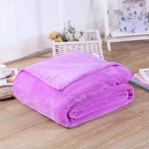 70*100cm Flannel Comfortable Household Blanket Autumn And Winter Super Soft Keep Warm Sofa/Baby Blanket Baby Blanket
