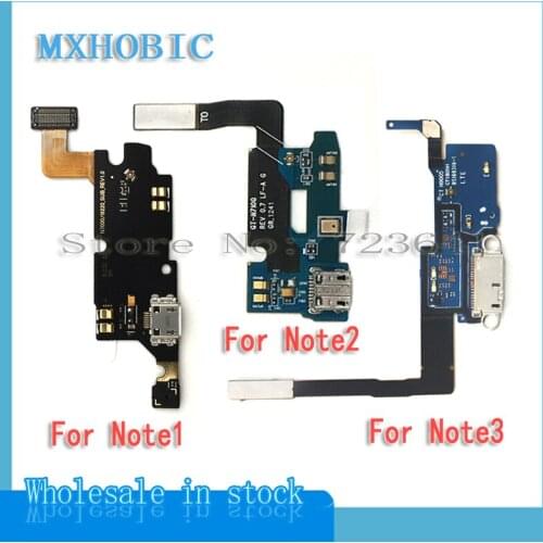 10pcs/lot USB Charger Charging Port Flex Cable For Samsung Galaxy Note 3 2 1 N900 N9005 N7100 N7000 Dock Connector Replacement