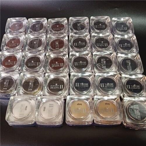 10pcs PCD inks paste manual tattoo ink MIXED color set permanent makeup micropigment 5G for cosmetic eyebrow eyeliner