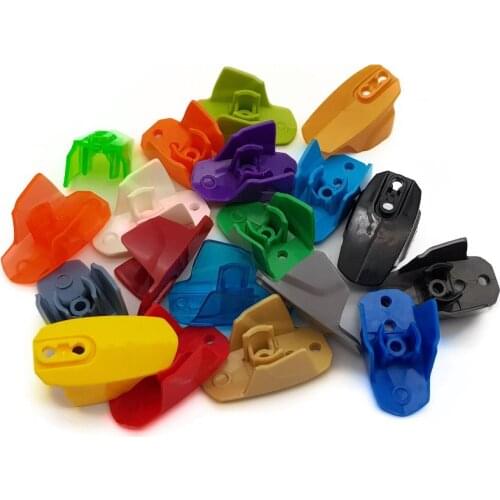 100pcs/lot Kennie DIY MOC Building Blocks Compatible with Constraction part NO.90639 Shell A 5M Ball Snap d=10.2