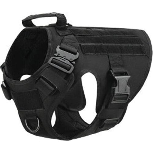 2PCS / LOT Tactical Dog Vest Dog Clothing Outdoor Pet Dog Sports Training Vest Equipment