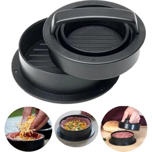 ABS Hamburger Maker Hamburger Press Round Shape Non-Stick Chef Cutlets Hamburger Meat Beef Grill Burger Press Patty Maker Mold