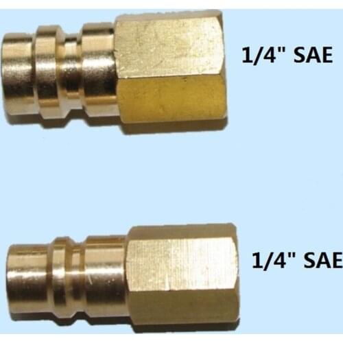 Auto Car Conditioner Adapter Refrigerants Adapter Set For R134A 1/4 "SAE Thread Quick Coupler Connector Air Conditioning