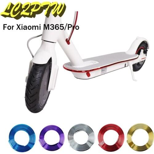Bumper Protective Scooter Body Strips For Xiaomi Mijia M365 Pro Skateboard Anti-collision Decorative Strip Electric Scooter Part