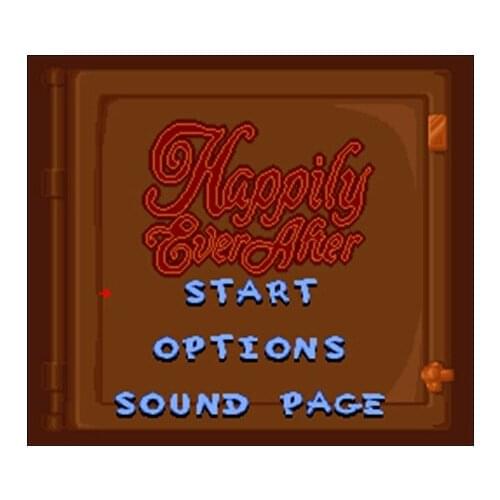 Snow White in Happily Ever After NTSC Version 16 Bit 46 Pin Big Gray Game Card For USA Game Players