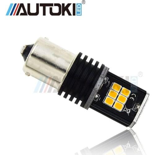 Free Shipping 1156 BA15S Bau15s Car LED Turn Light/ Back up Light 15SMD 7.5W Car LED Bulb Rear Fog Lights White/Yellow/Red