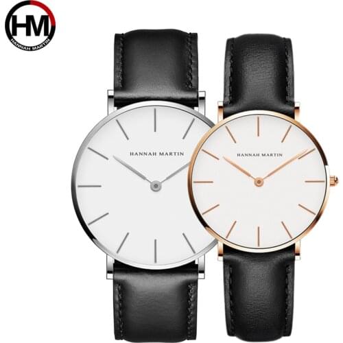 1 set Drop ship Couple Watch Top Luxury Brand Japan Movement Fashion Simple Waterproof Wristwatches Gift Dress relogio feminino