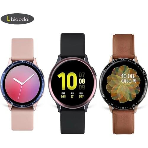 Case For Samsung Galaxy Watch active 2 40mm 44mm Protector Bezel Ring Accessories Adhesive Metal Bumper Cover Active2 40 44 mm