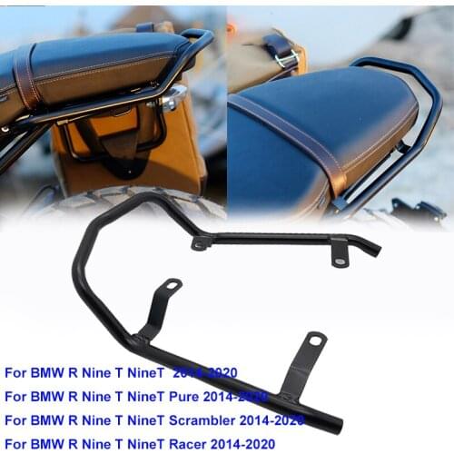 For BMW R NINET R9T R 9 T 9T Pure Racer Scrambler 2014 2015 2016 2017 18 19 2020 Motorcycle Rear Seat Luggage Carrier Rack Grip