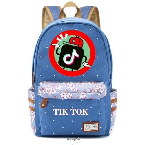 Tik Tok Travel School Bags Backpack Grils Tik Tok School Bags Tik Tok Large Laptop Bookbag Men Women Mochila Escolar