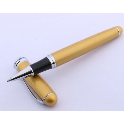 Jinhao 750 Silver parts golden Office School metal Rollerball Pen