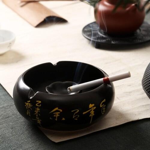 Free shipping ceramic ashtray home use