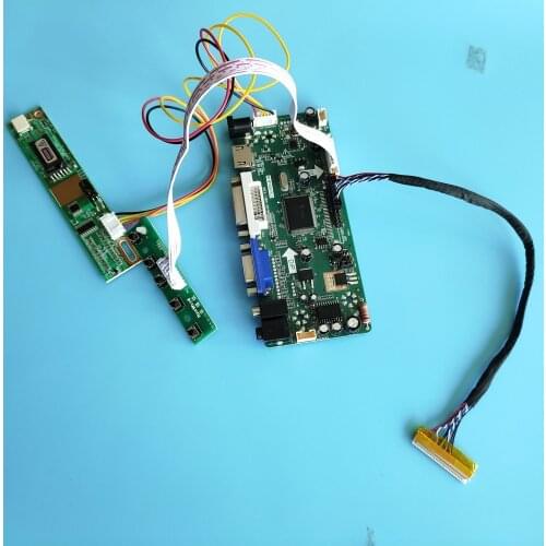 HDMI+DVI+VGA kit for QD15TL02 Rev.03/QD15TL02 Rev.04 1280x800 LCD Controller Board Audio 30pin M.NT68676 Display panel moitor