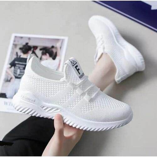 Mesh Sneakers Female Students Spring Summer New Womens Shoes Korean Fashion Running White Shoe Breathable Mesh Shoes