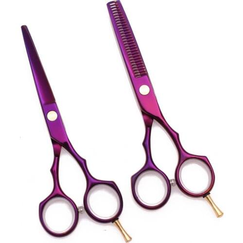 Scissors Hair 5.5" Japan Steel Hair Cutting Scissors Barber Shop Hairdressing Thinning Shears 1104# Salon Beauty Customize Lgoo