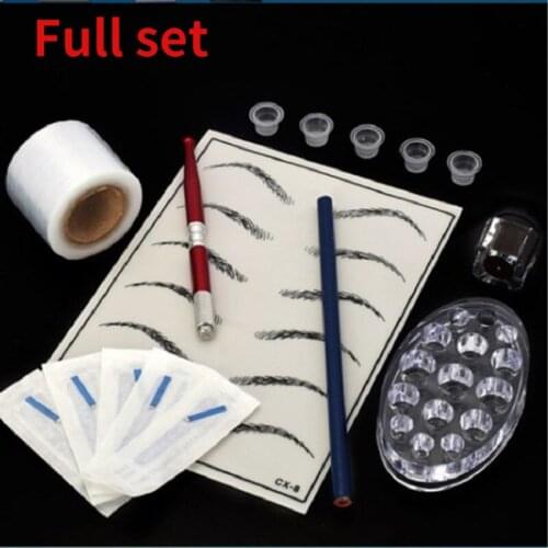 Complete Set Tattoo Kits Permanent Makeup Microblading Eyebrow Tattoo kit