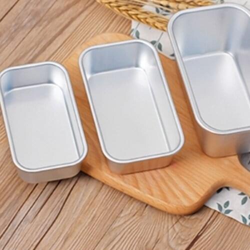 Toast Box Mold Rectangular Baking Cake Pan Rectangular Toast Bread Cake Mold Aluminum Toast Box Baking Tools For Cakes Kitchen