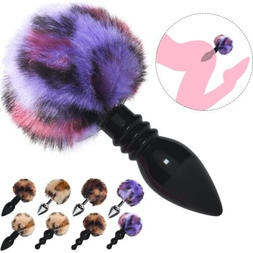 Bunny Tail Butt Plug Anal Plug Anal Toy Smooth Touch Stainless Steel Buttplug Anal Sex Toys for Woman Men Gay Sex Products