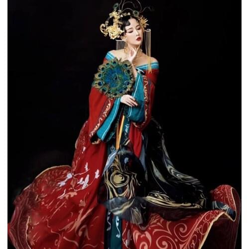 Mo Shang Que WYJN Photography Thematic Female Costume Hanfu Tang Hanfu Meng Po Stage Performance Show Exhibition Cosplay Hanfu