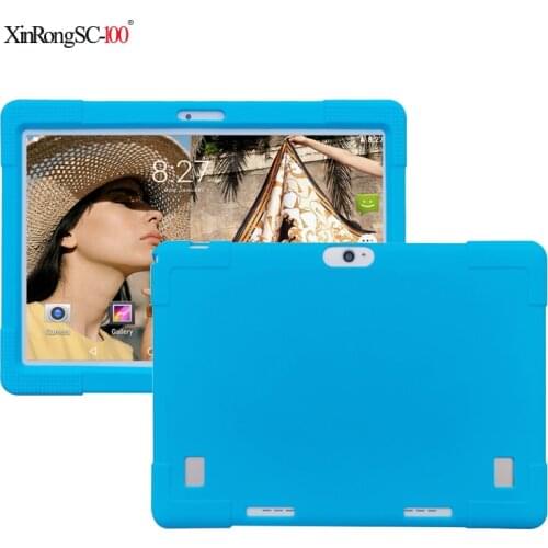 Universal Soft Silicone for 10 10.1 10.4 inch Android Tablet PC BDF BMXC Soft Shockproof Cover Case 24X17cm L 9.44in W 6.69in