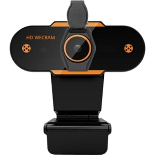 USB Plug and Play 1080P HD Webcam with Built-in Noise Reduction Microphone PC Camera Laptop Desktop Computer