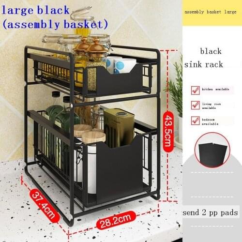 Pantry Organizer Organization Egouttoir Vaisselle Drawer Basket Cozinha Mutfak Cocina Organizador Kitchen Storage Rack Holder