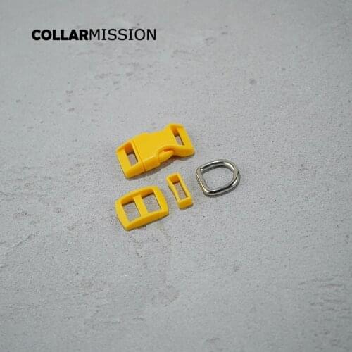 10pcs/lot(plastic buckle+Tri-Glid+square keeper+D ring) DIY dog collar 15mm webbing sewing quality accessory premium 17 kinds