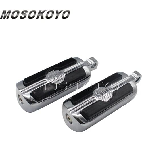 2pcs/Pair Footpegs Aluminum Male Mount Foot Pegs Footrests 10mm Holes Mount For Harley Softail Sportster Fat Boy 1984-2018 2015