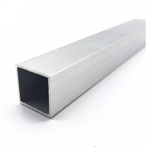 30mm*30mm*1mm square tube aluminum alloy hollow pipe rectangle straight duct vessel 100/200/300/400/500/550mm length