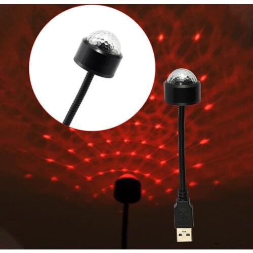 Auto Led Night Light Voice Control Ambient Light Projector Car Roof Star Atmosphere Light Car Decor For Led Strip Light Tools