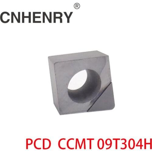 Free shipping 2 PCS PCD Turning Inserts CCMT 09T304 CNC PCD Diamond Inserts For Lathe Tools SCLCR / SCFCR / SCMCN / SCACR