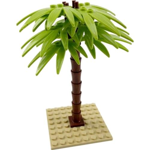 Locking MOC Parts Tree Building Blocks Locking Bricks Birthday City Series Toys Plants Accessories Tree Building Blocks MOC Part
