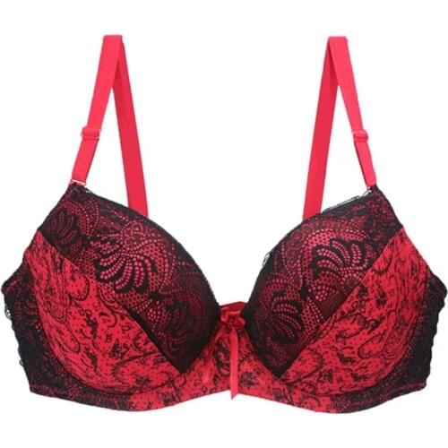 Plus size bra women push up underwear lingerie 115G 115F 115E 110G 110F 110E 105G 105F 105E 44G 44F 44E 42G 42F 42E cup bar B12