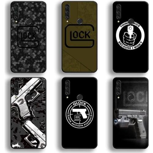 Glock Handgun Logo Phone Case Huawei Y6P Y8S Y8P Y5II Y5 Y6 2019 P Smart Prime Pro