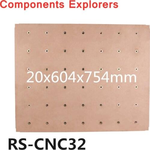 Engraver Medium-density Fibre (MDF) Board 20x604x754mm for RS-CNC32 DIY Engraving Machine