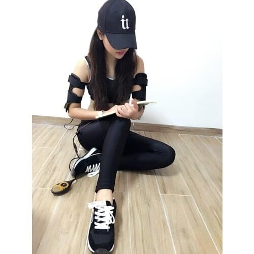 Inteligent Rechargeable Female Arms Muscle Training System Belt, Slimming leg Massage Belt Firm crus training device