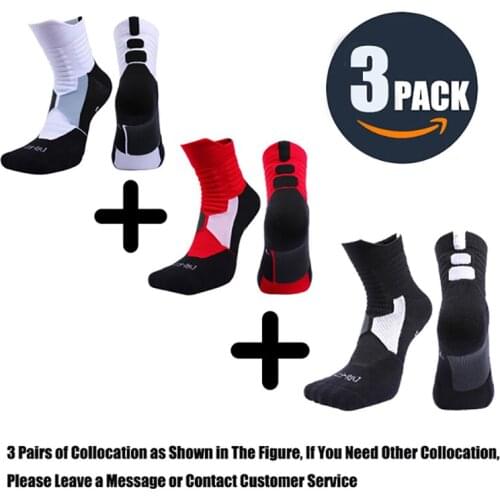 3 pairs Fitness Compression Socks Women Men Cycling Basketball Running Sports Socks Anti Sweat Sportswear Gym Hiking Trekking
