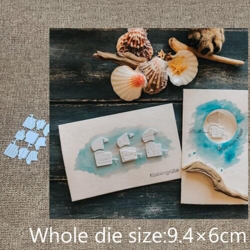 XLDesign Craft Metal stencil mold Cutting Dies Beach pillow decoration scrapbook die cuts Album Paper Card Craft Embossing