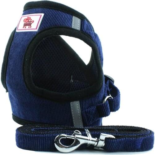 Adjustable Vest Chain Breathable Harness Leash Puppy Cat Pet Dog Lead Basic Halter Harnesses For Taidi