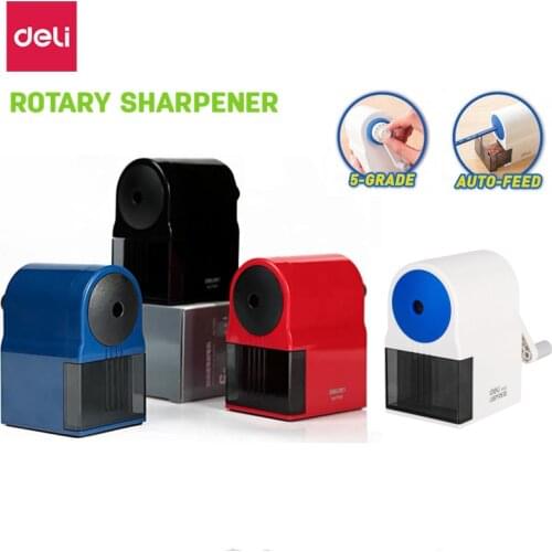 Deli Rotary pencil sharpener pencil cutter Office School sharpener knife smooth sharpening school accessories stationery EH502