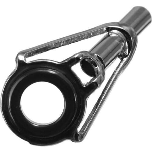 80% Hot Sale 7Pcs Mixed Size Fishing Rod Guides Tip Top Eye Line Rings Building Repair Kit Durable Portable Fishing Accessories