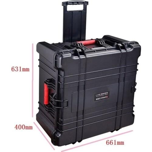 IP 67 Waterproof trolley case toolbox tool case Protective Camera Case Instrument box equipment box with pre-cut foam lining