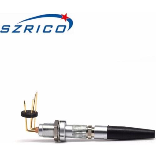 High Quality 00B B Series 2 3 4 5 Pin CLV Panel Mount Two Nuts Elbow Right Angle Socket Plug Self Locking Push Pull Connector