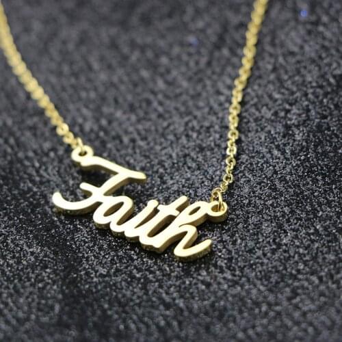 Gold Color Chains Name Necklace Personalized Choker Necklaces Birthday Gift Customized Letter Necklaces