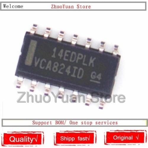 1PCS/lot New original VCA824IDR VCA824ID VCA824 SOP-14 IC chip