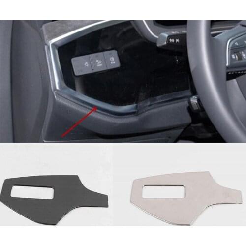 For Audi Q3 F3 2018 2019 2020 2021 Stick Cover Front Head Fog Light Switch Trim Frame Lamp Panel Antiskid Control Button 1pcs