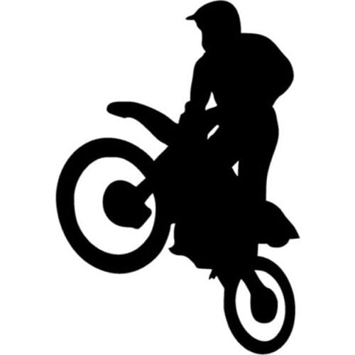 11*16CM Freestyle Motocross Car Stickers Cartoon Sports Car Body Sticker Decals Project CT-848