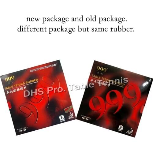 2pieces 999 999T pips-in table tennis rubber with sponge 2.2mm H44-45